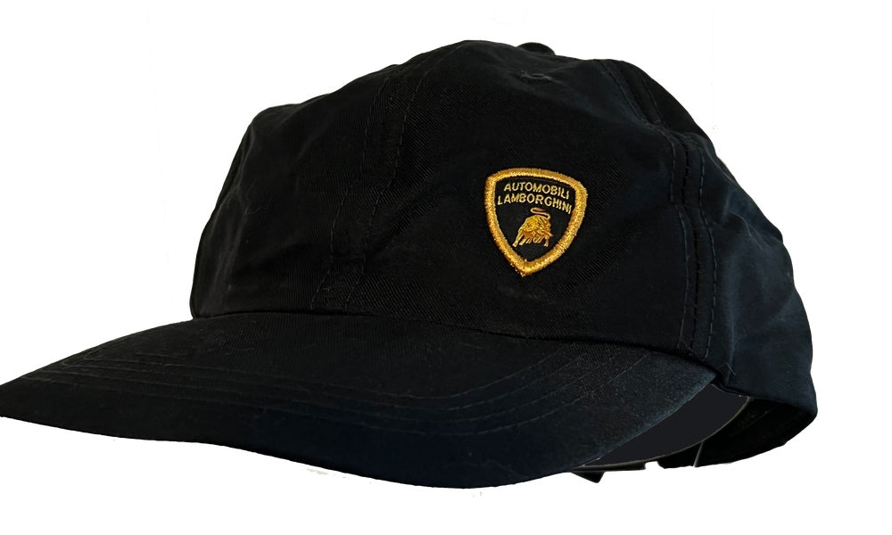Lamborghini Classic Crest Soft Hat Cap Black