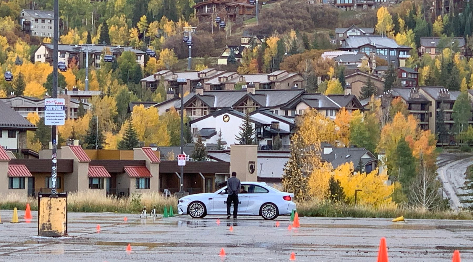 BMW M2 at Track Fall Cleaning and Maintenance