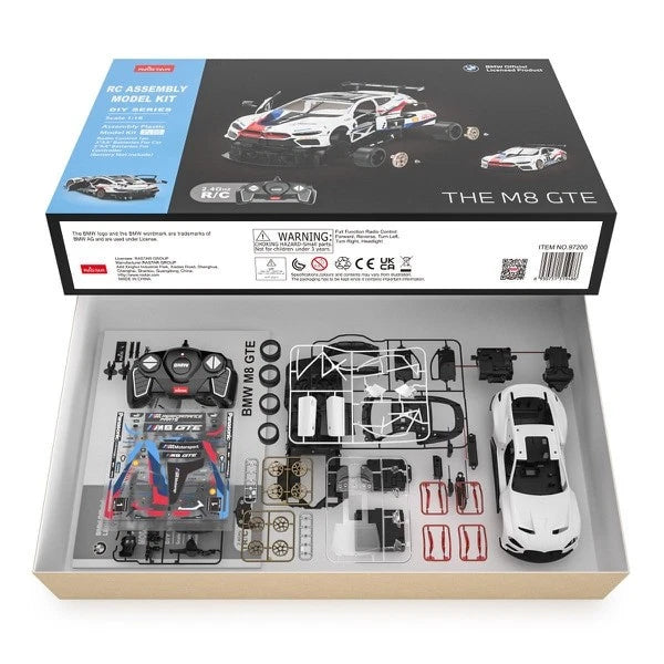 M8 GTE Racing Livery Miniature RC Model Car - 1:18 Scale - BMW (80-44-5-A62-7A0)