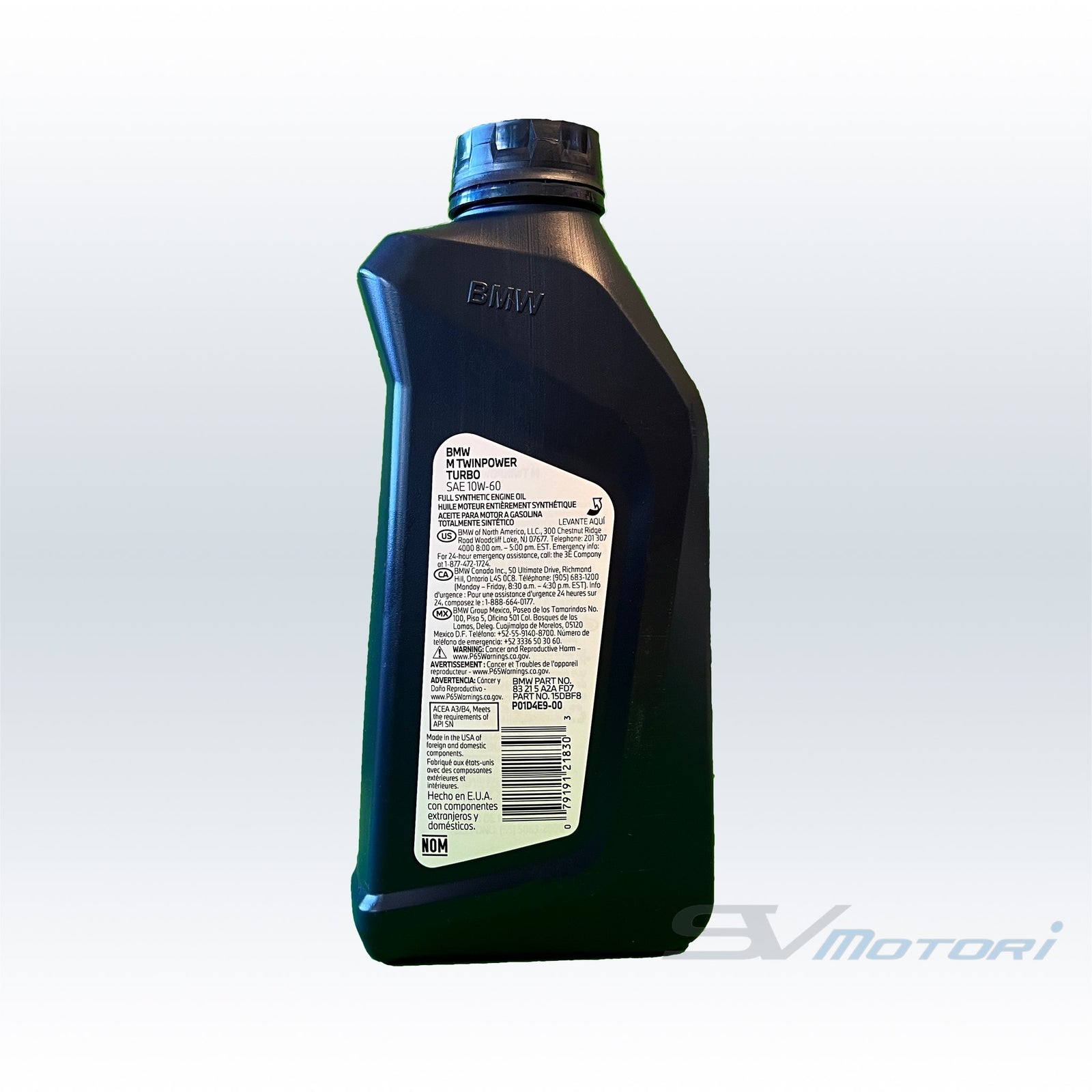 BMW 10W60 M Twin Power Turbo Synthetic Oil - 1 Liter
