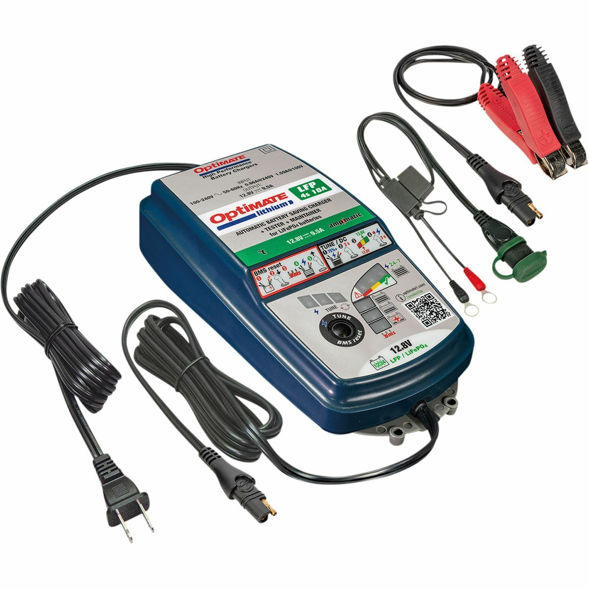 Optimate TM-275 V2 9.5amp Battery Charger/Maintainer/Power Supply (12-13.2V Batteries)