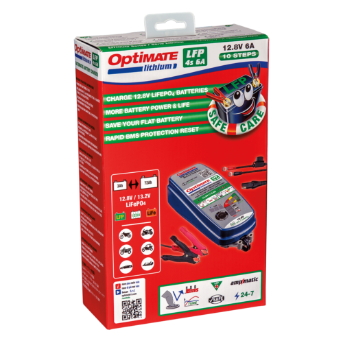 Optimate TM-391 6amp Battery Charger/Maintainer (12-13.2V Batteries)