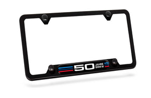 BMW 50 Years M License Plate Frame