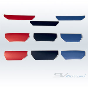 M2 Front and Rear Decal Set - Tri Color