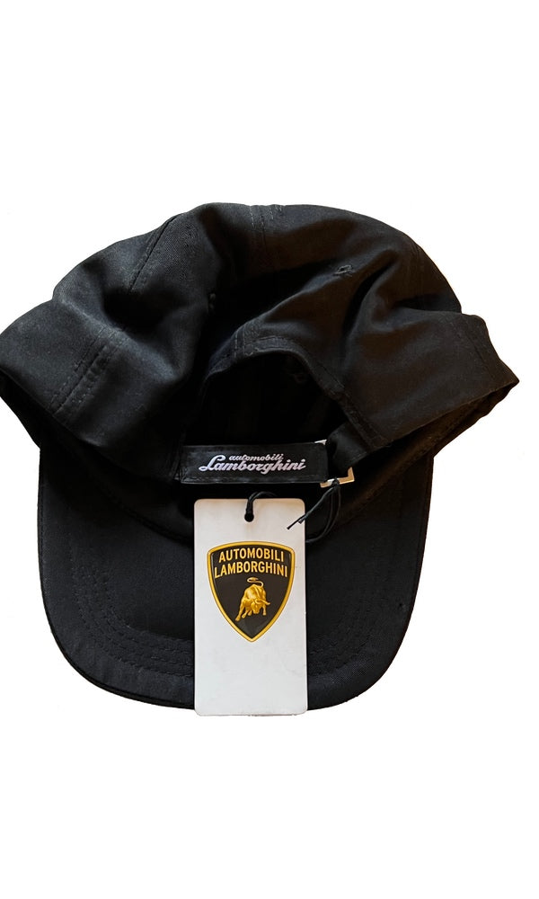 Lamborghini Classic Crest Soft Hat Cap Black