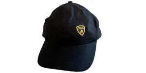 Lamborghini Classic Crest Soft Hat Cap Black