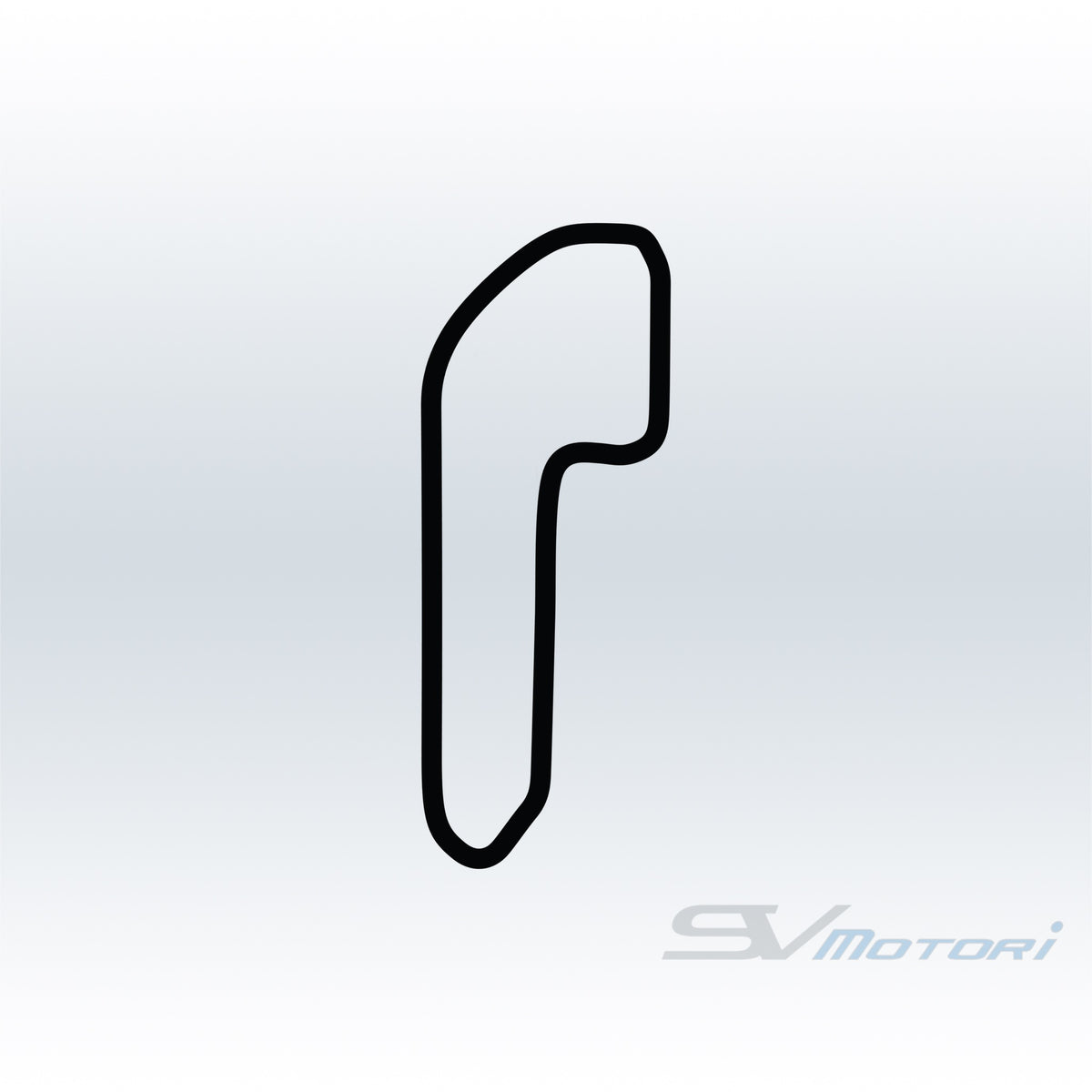 LaJunta Raceway Track Outline Decal