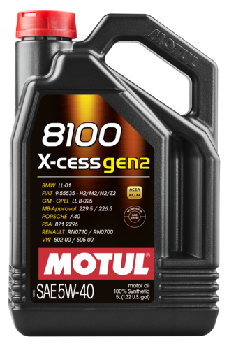 MOTUL 8100 X-CESS GEN2 5W-40 -5L-