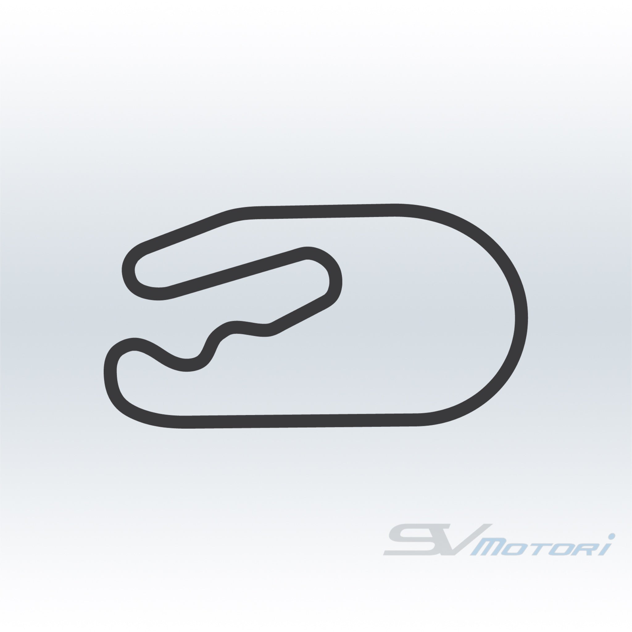 Pikes Peak International Raceway PPIR Road Track Outline Decal ...