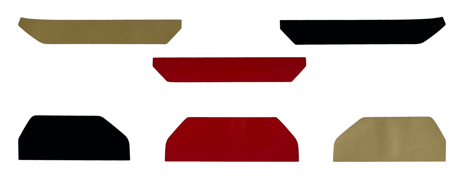 M2 Front and Rear Decal Set - Tri Color